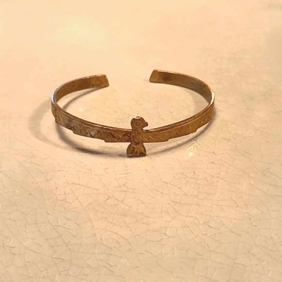 Chibi Brass Native American bracelet - Picture 1 of 4
